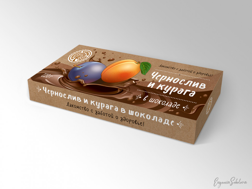  Чернослив и курага в шоколаде, 220г в Щёлково