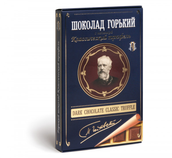 №1 Фабрика Томер  Горький шоколад ТРЮФЕЛЬ классический (Чайковский), 112г в Щёлково